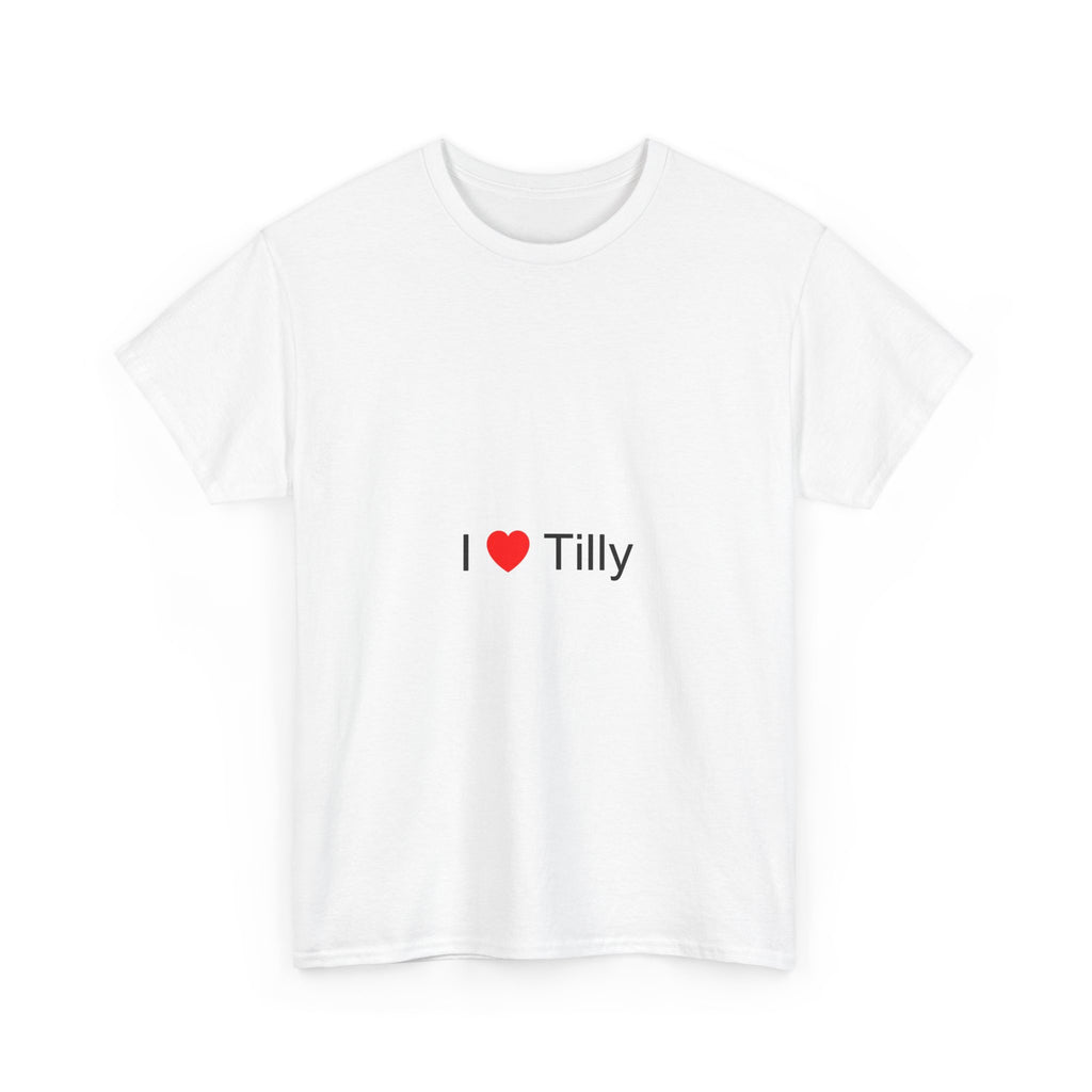 T-shirt I love tilly
