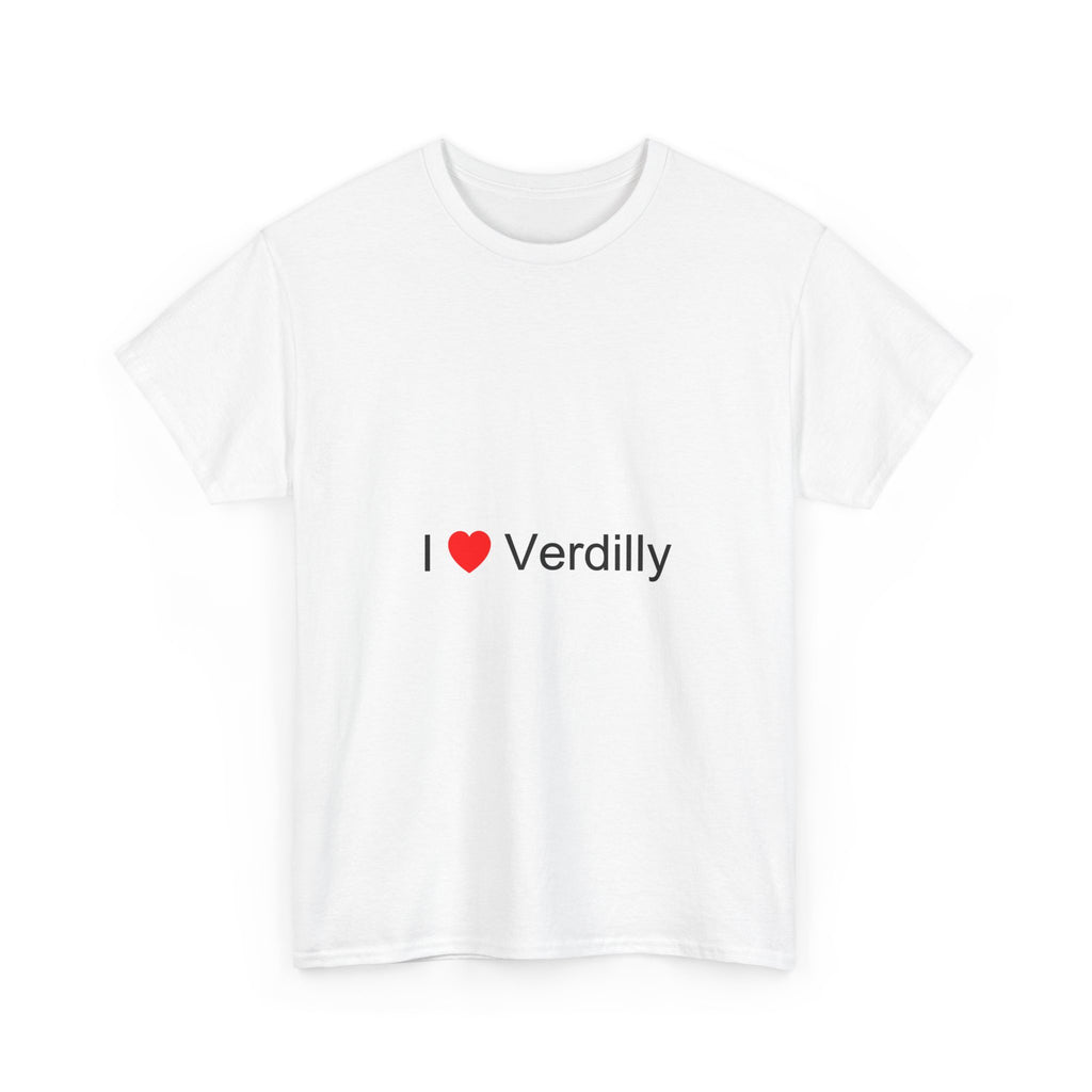 T-shirt I love verdilly