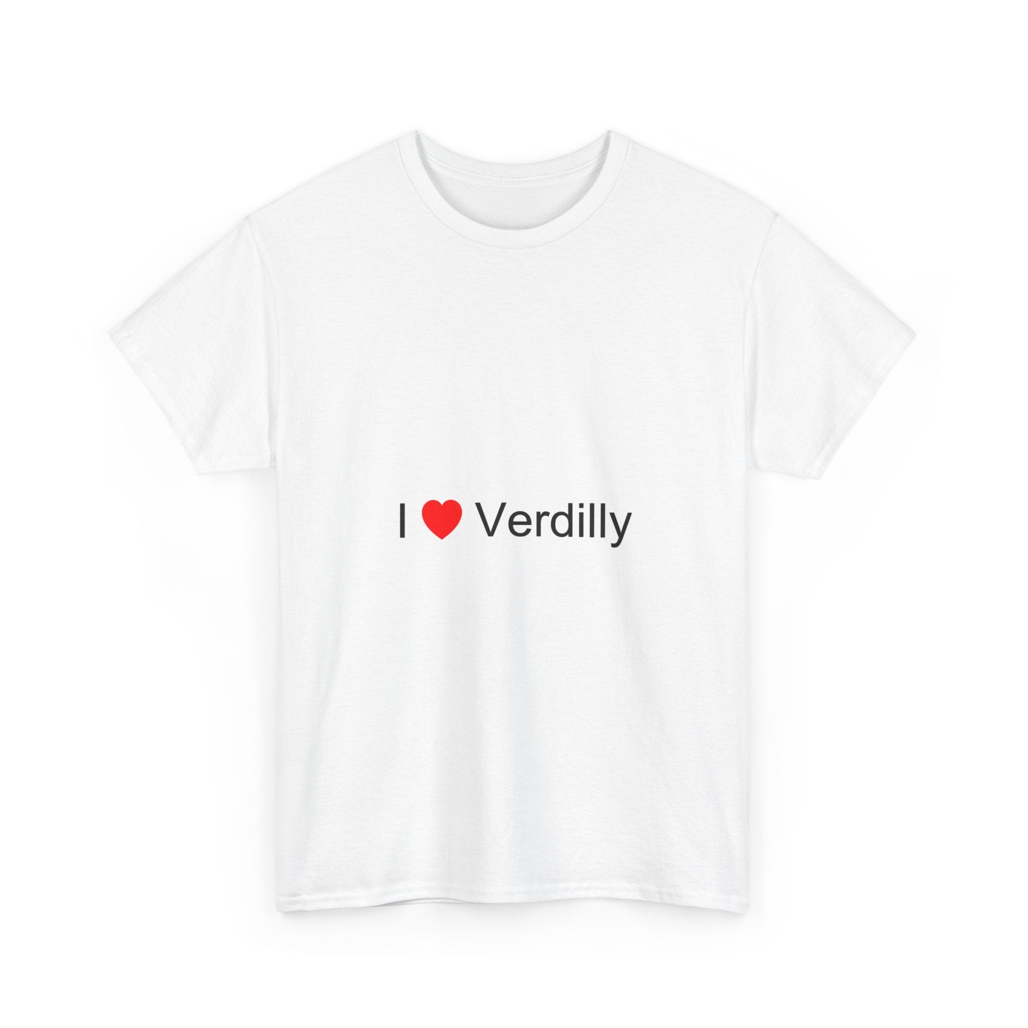 T-shirt I love verdilly