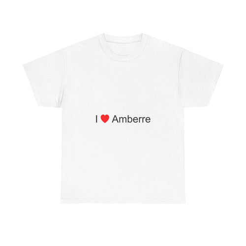 T-shirt I love amberre