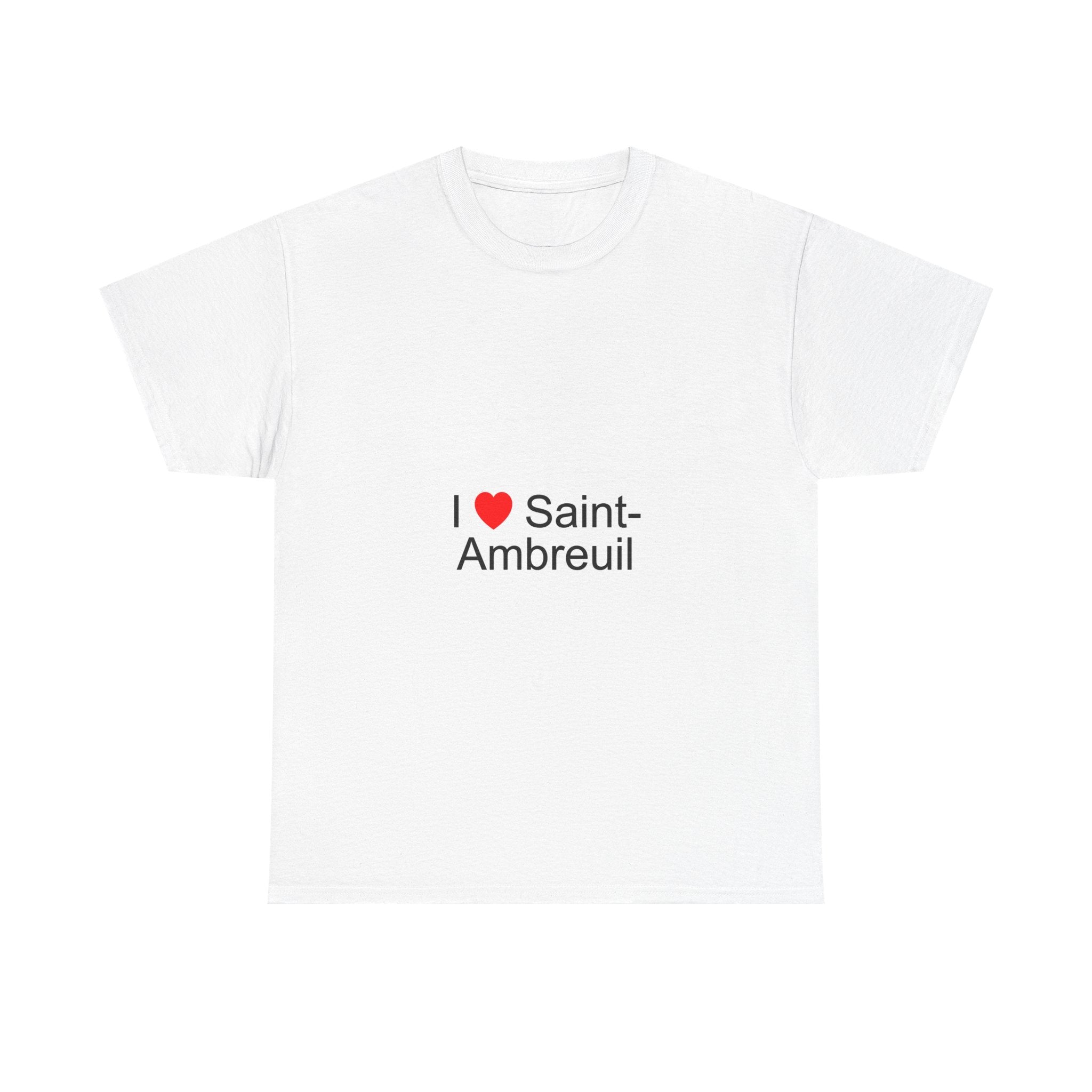 T-shirt I love saint-ambreuil