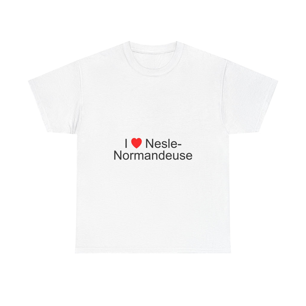T-shirt I love nesle-normandeuse