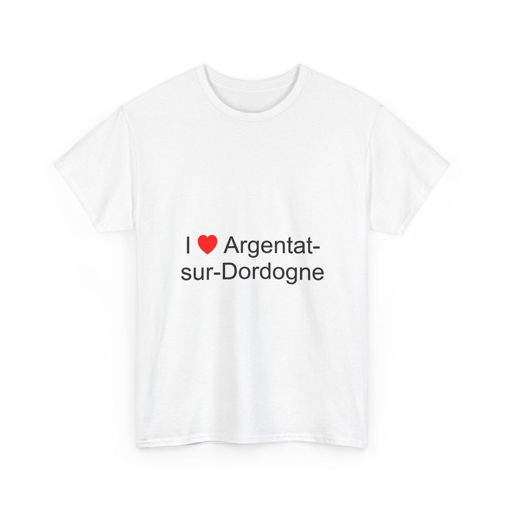 T-shirt I love argentat-sur-dordogne