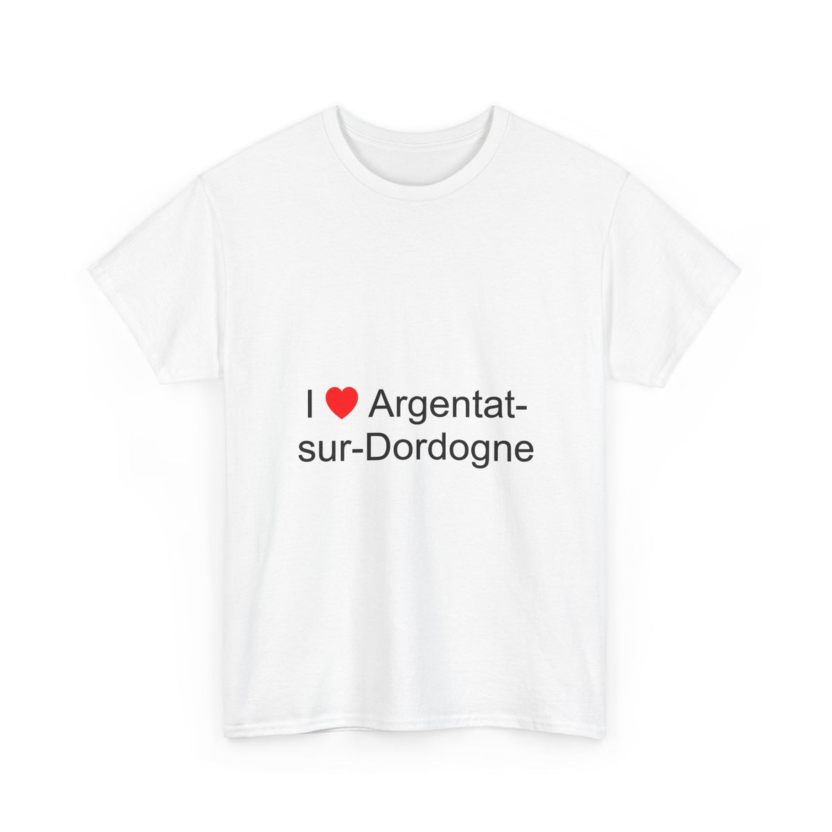 T-shirt I love argentat-sur-dordogne