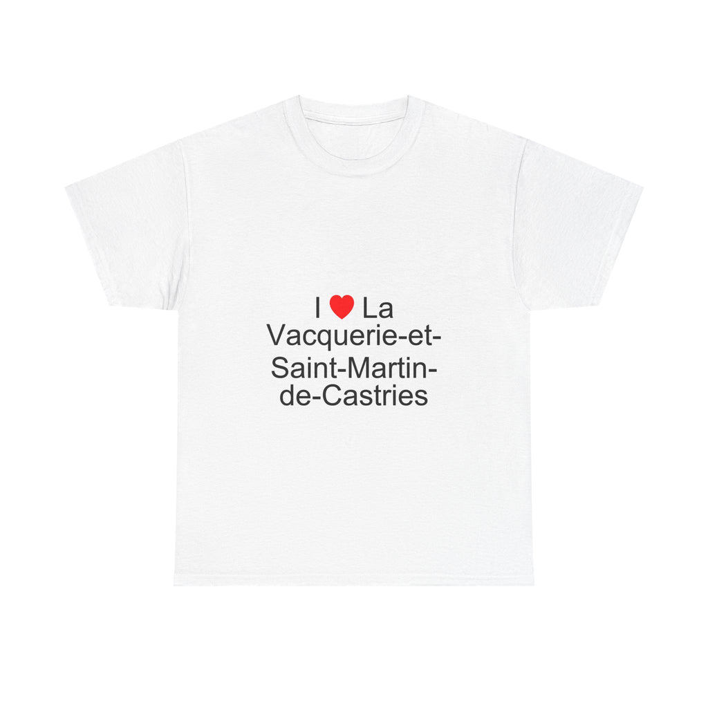 T-shirt I love la vacquerie-et-saint-martin-de-castries