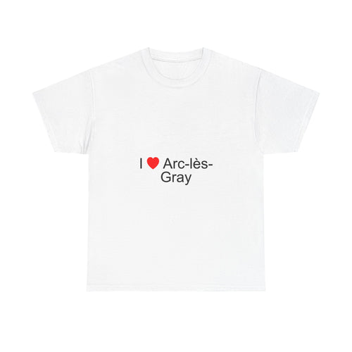 T-shirt I love arc-lès-gray