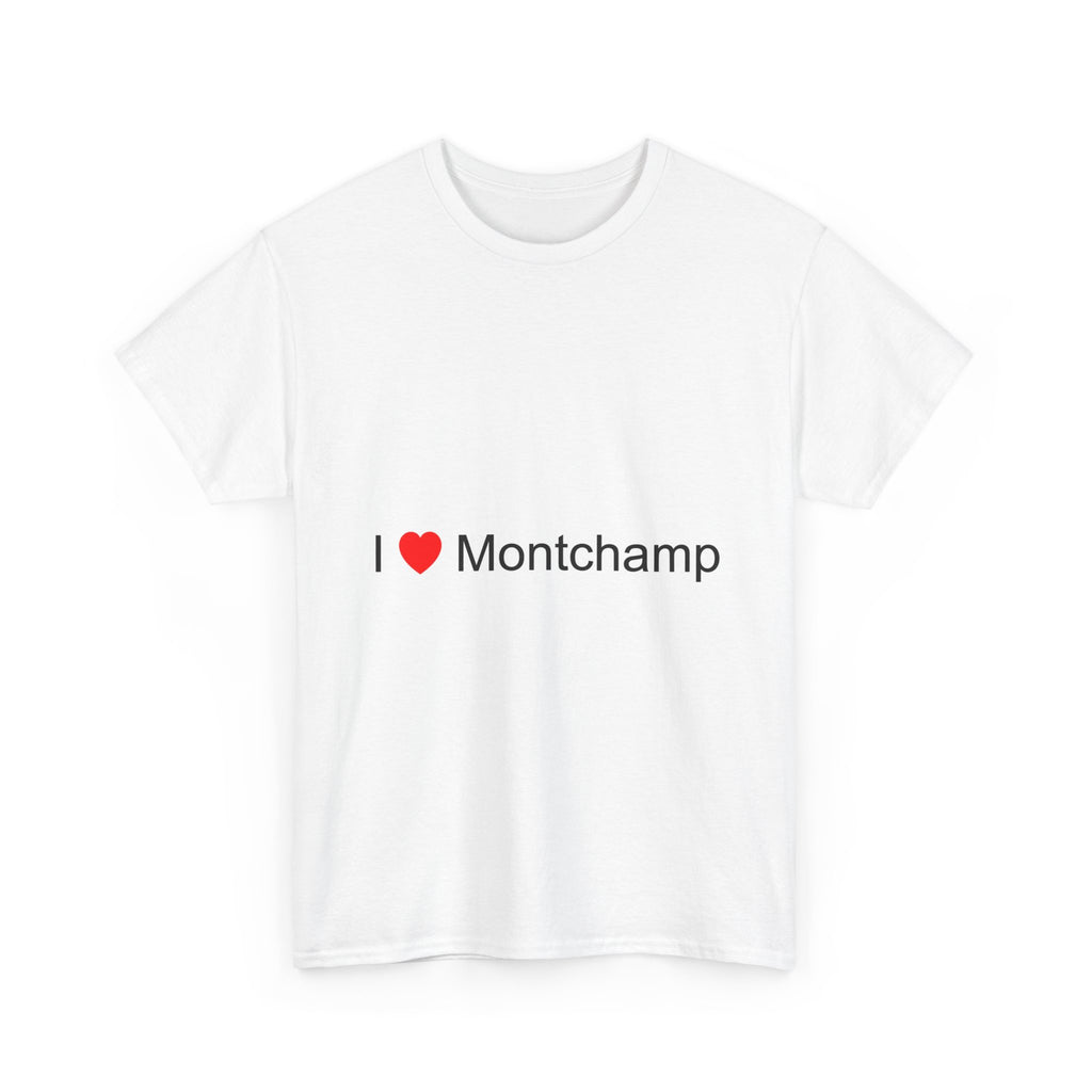 T-shirt I love montchamp