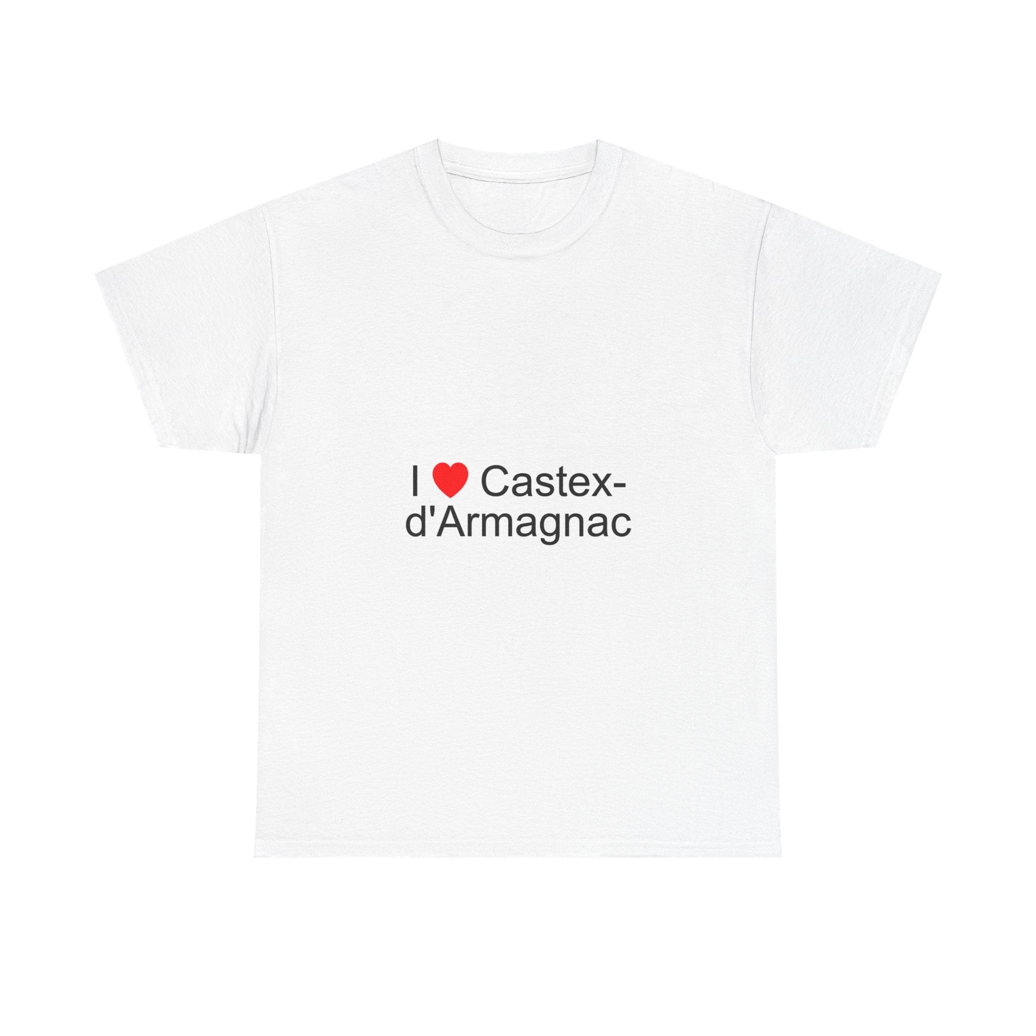 T-shirt I love castex-d'armagnac