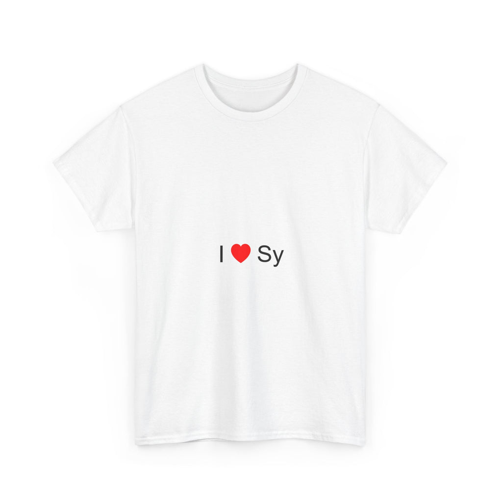 T-shirt I love sy