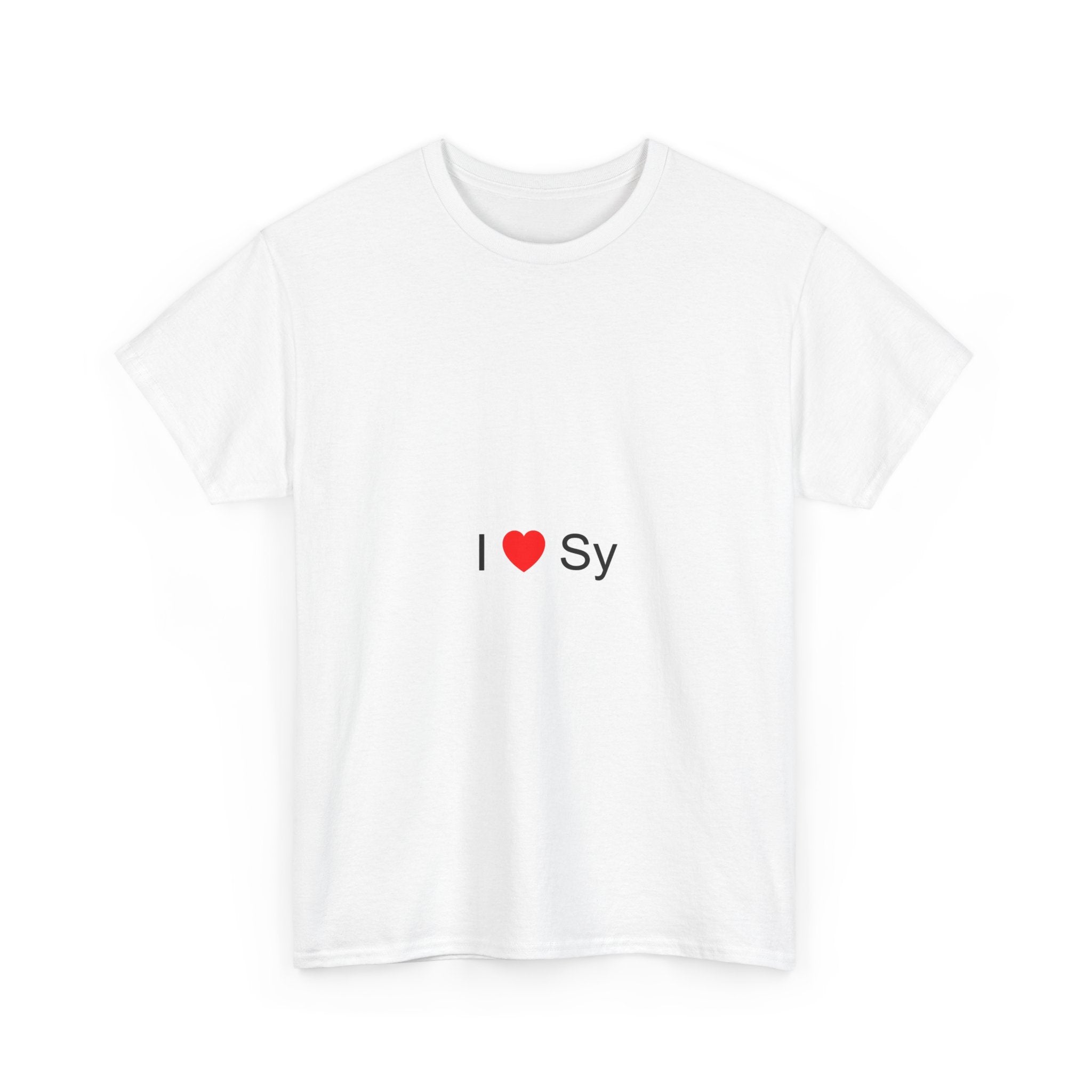 T-shirt I love sy