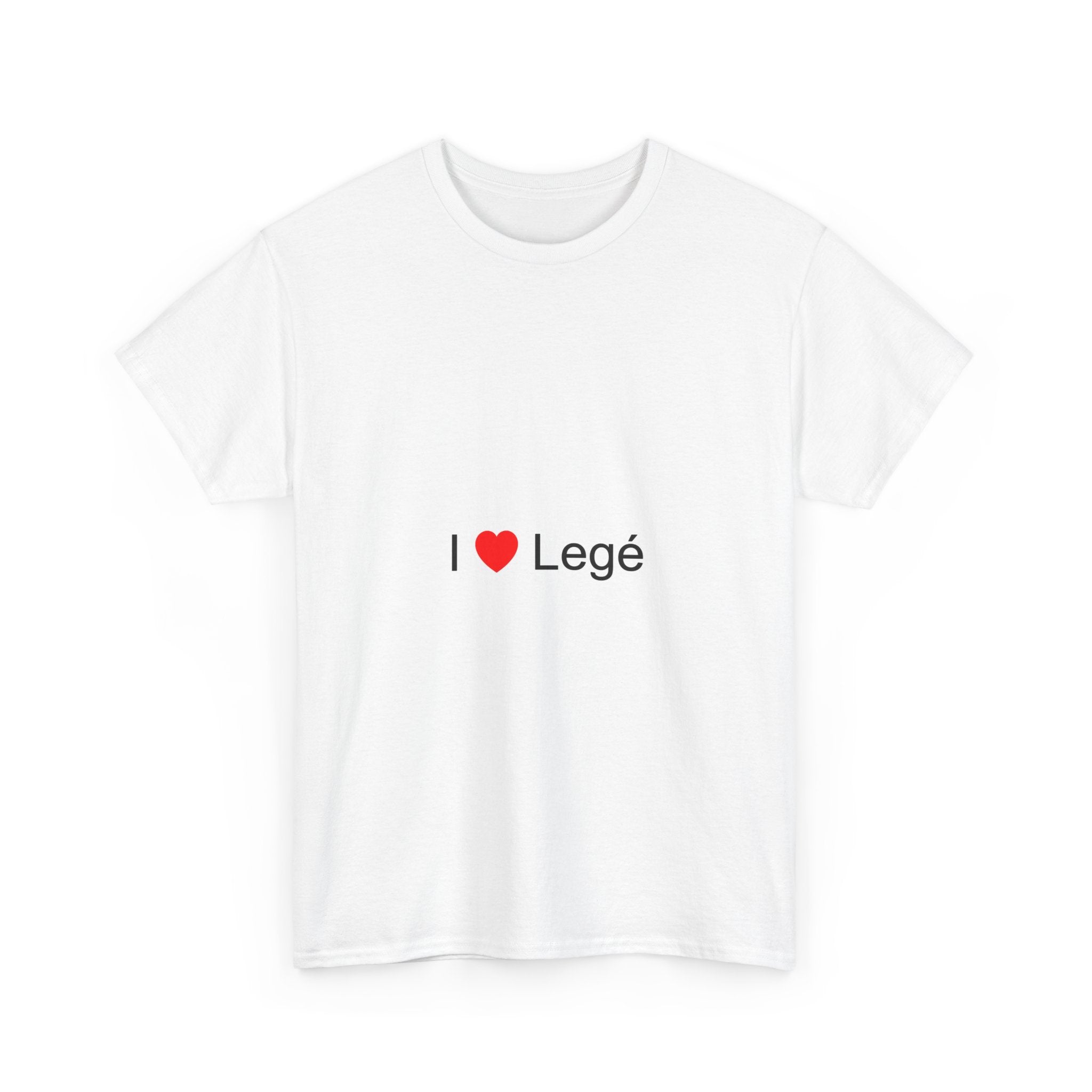 T-shirt I love legé