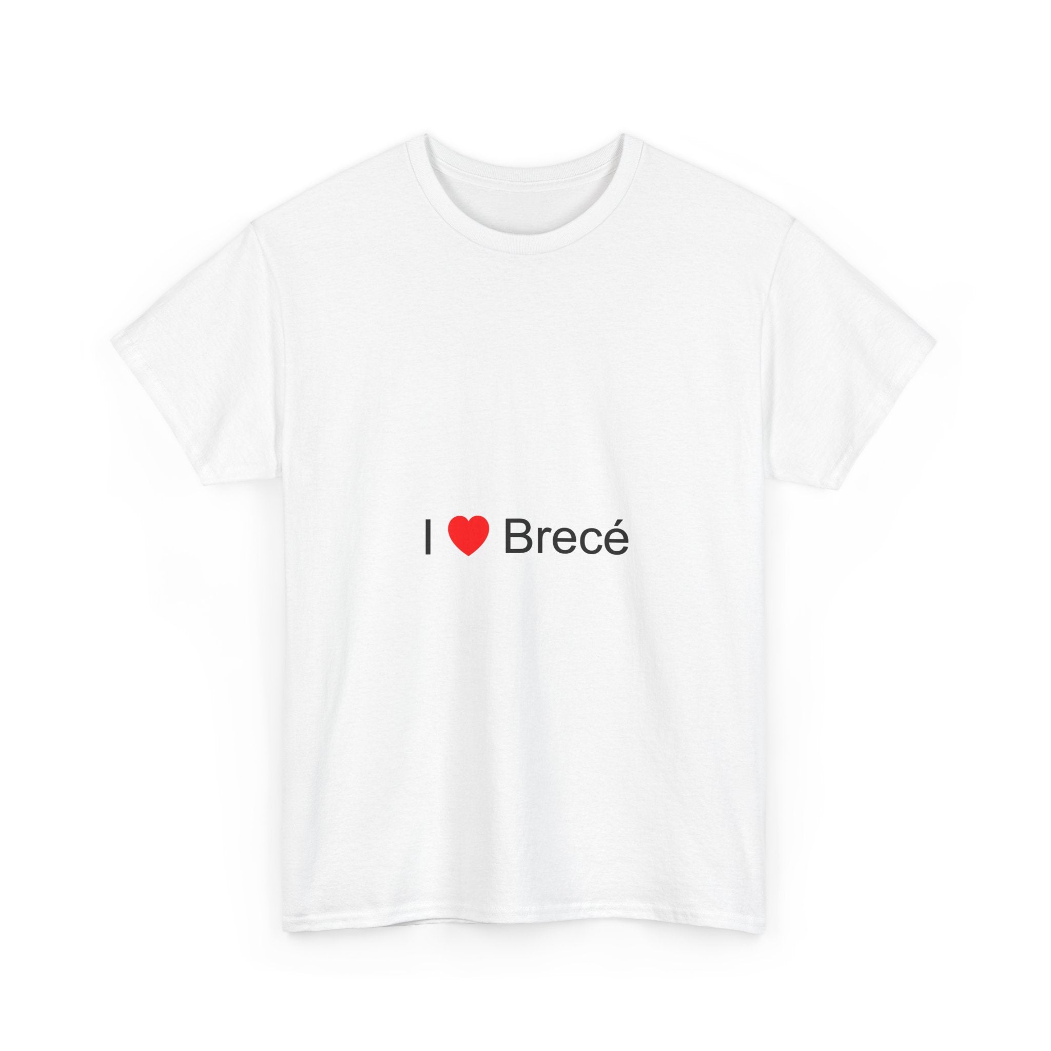 T-shirt I love brecé