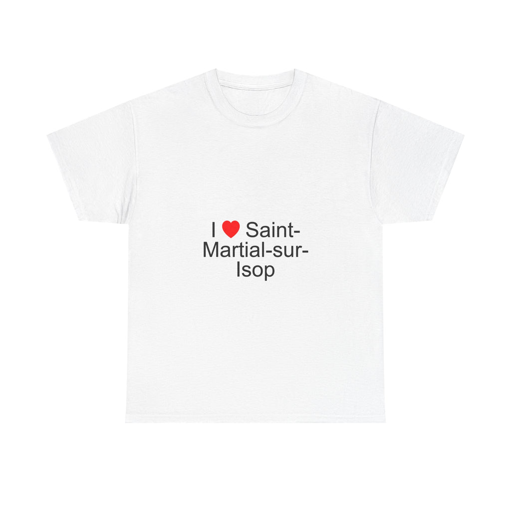 T-shirt I love saint-martial-sur-isop