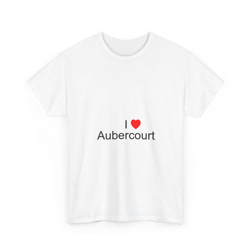 T-shirt I love aubercourt