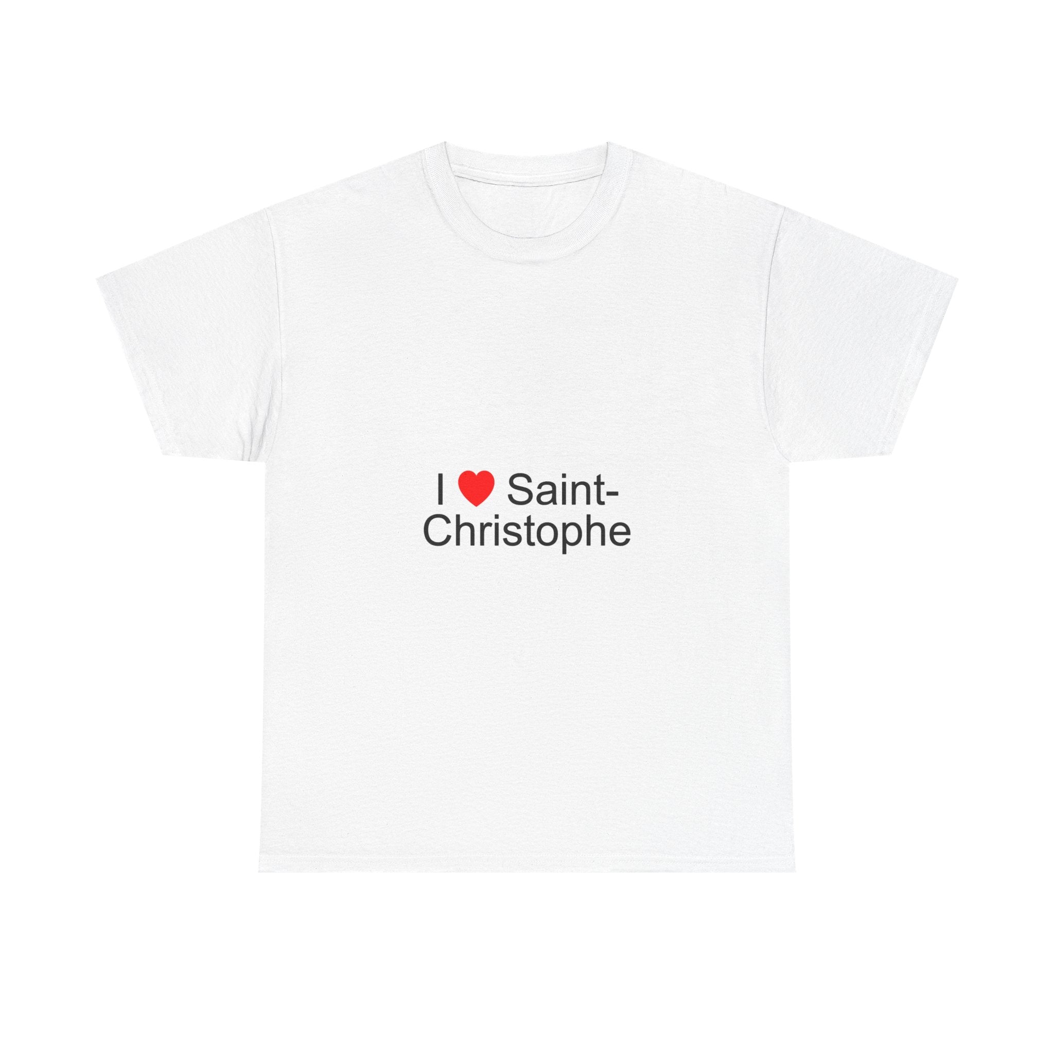T-shirt I love saint-christophe