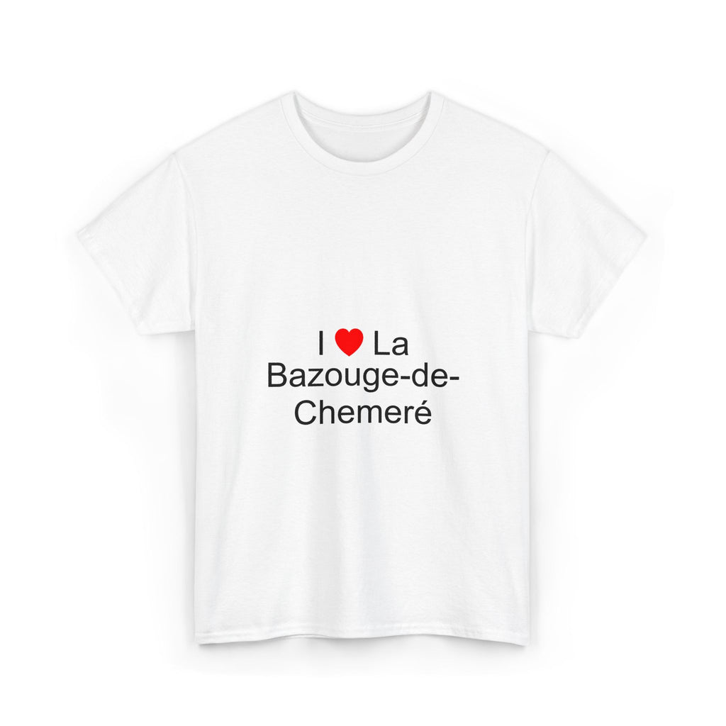 T-shirt I love la bazouge-de-chemeré
