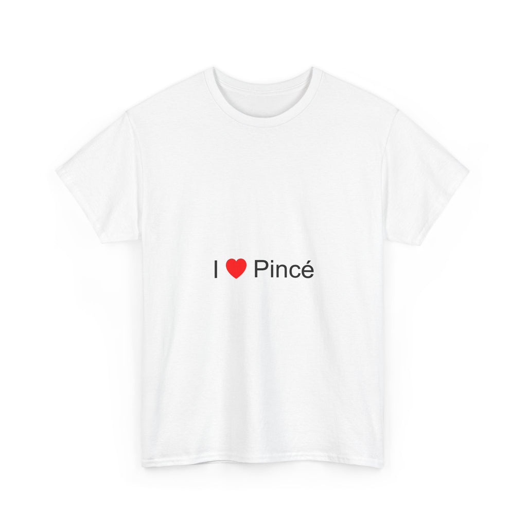 T-shirt I love pincé