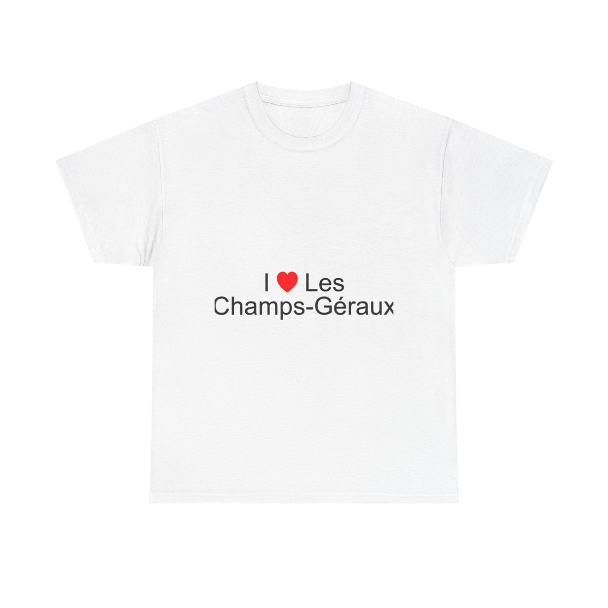 T-shirt I love les champs-géraux