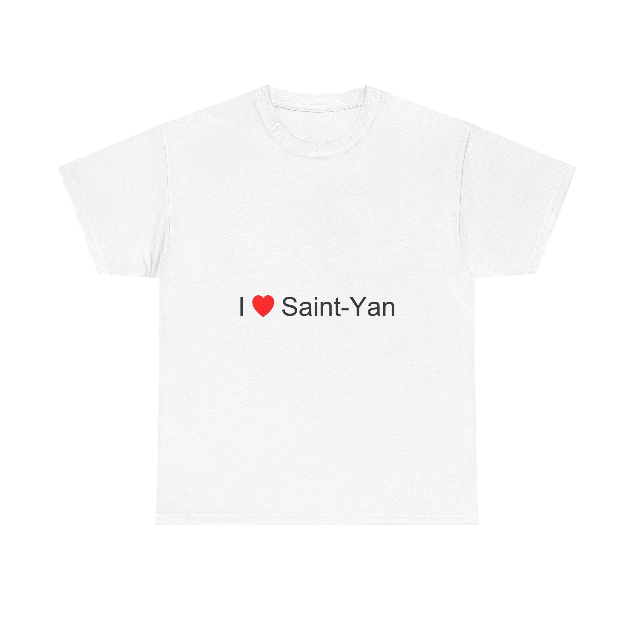 T-shirt I love saint-yan