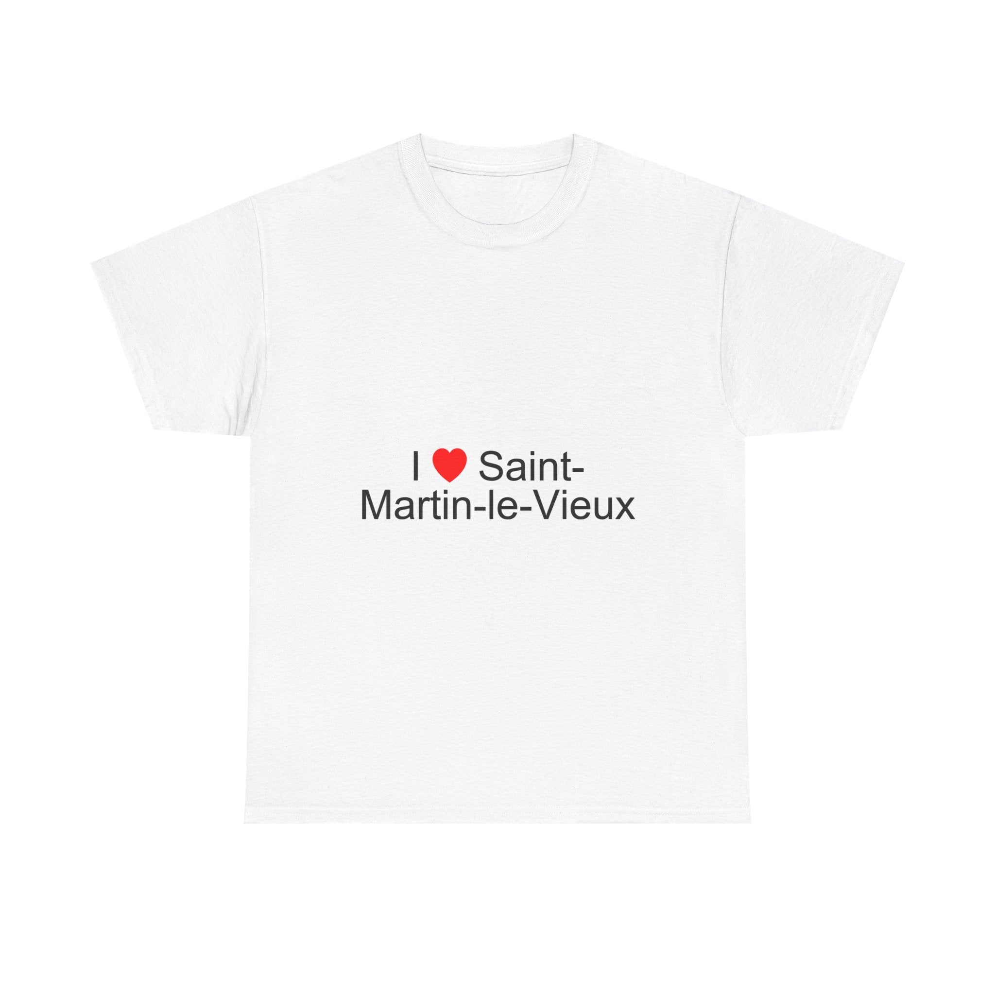 T-shirt I love saint-martin-le-vieux