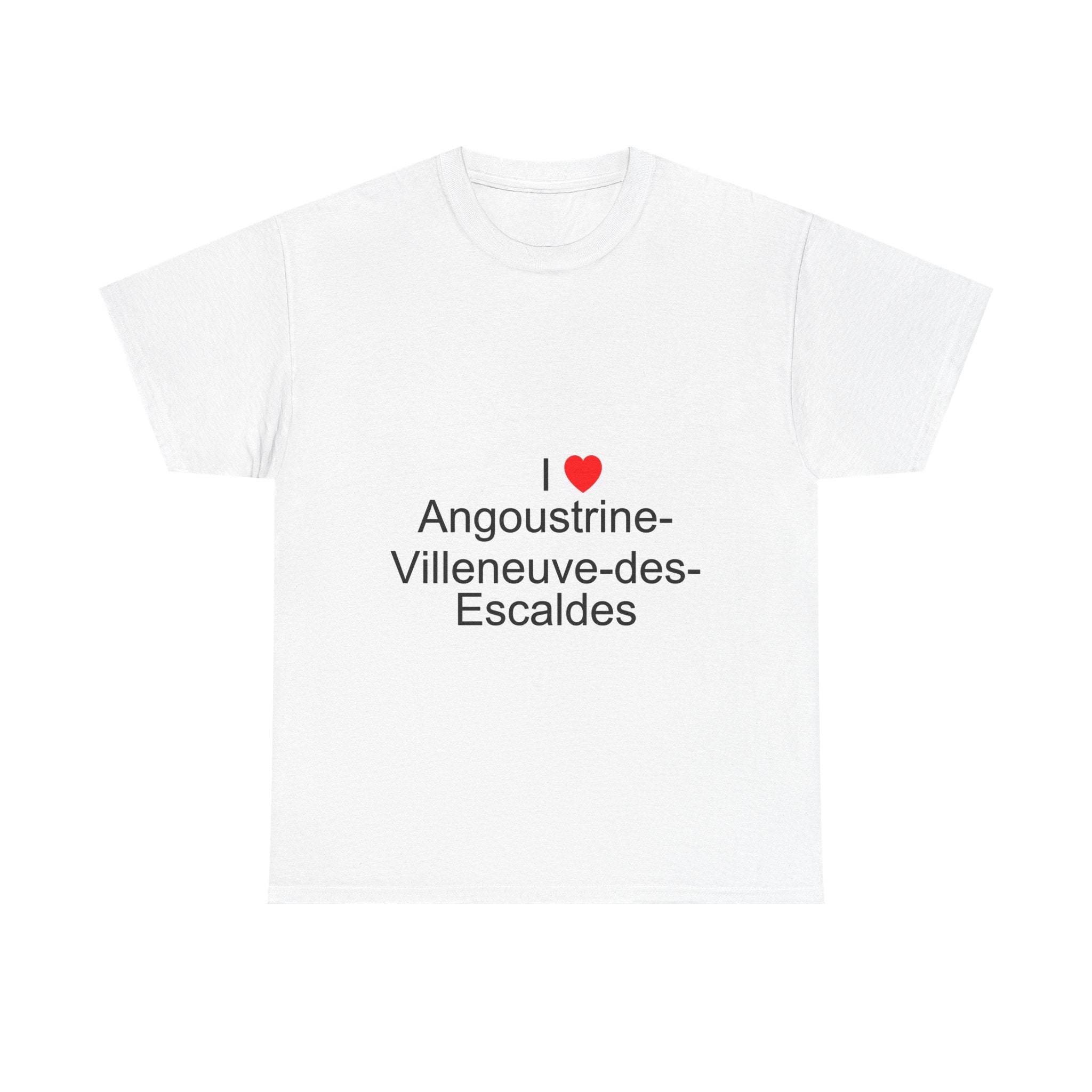 T-shirt I love angoustrine-villeneuve-des-escaldes