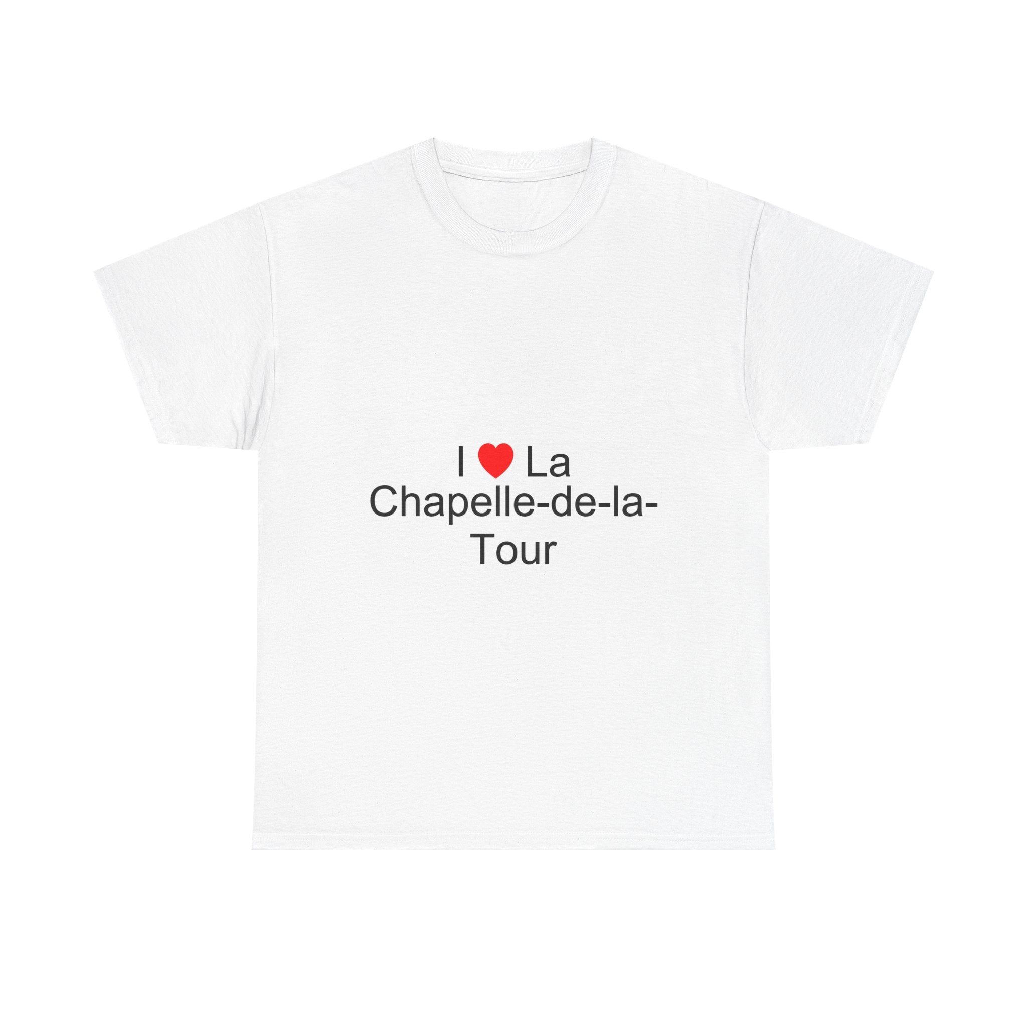 T-shirt I love la chapelle-de-la-tour