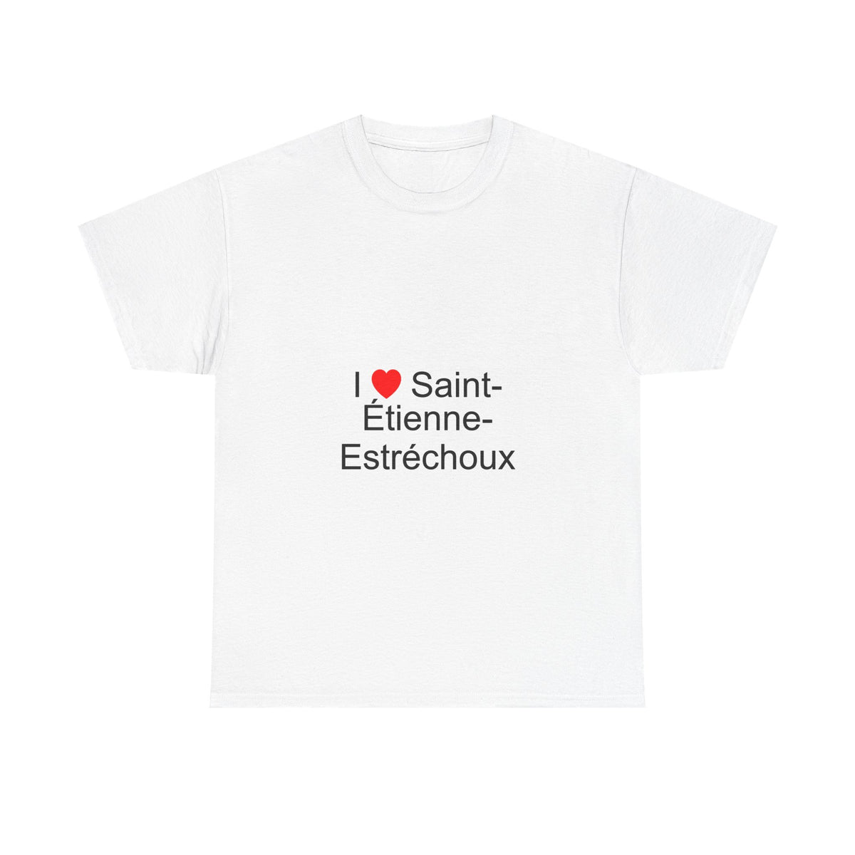 T-shirt I love saint-étienne-estréchoux