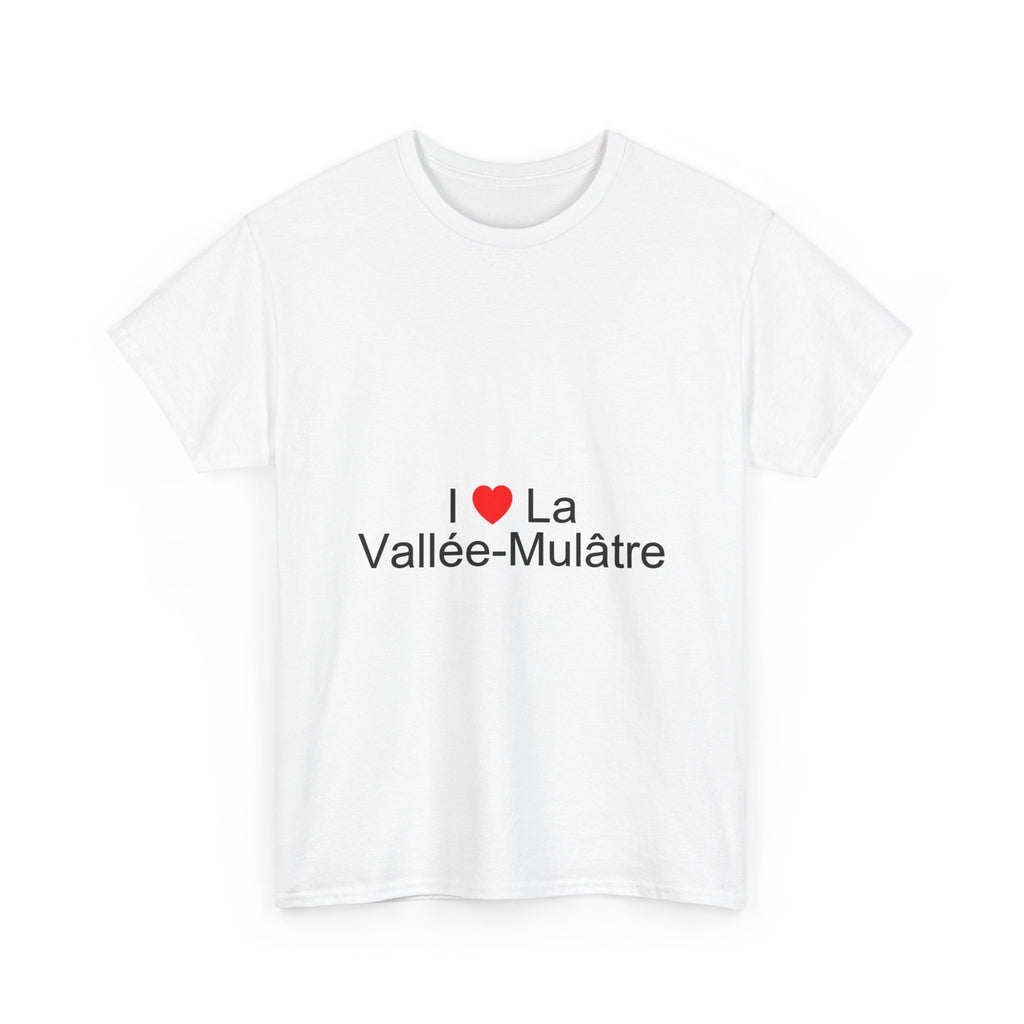 T-shirt I love la vallée-mulâtre