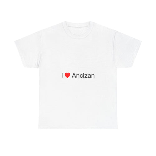 T-shirt I love ancizan