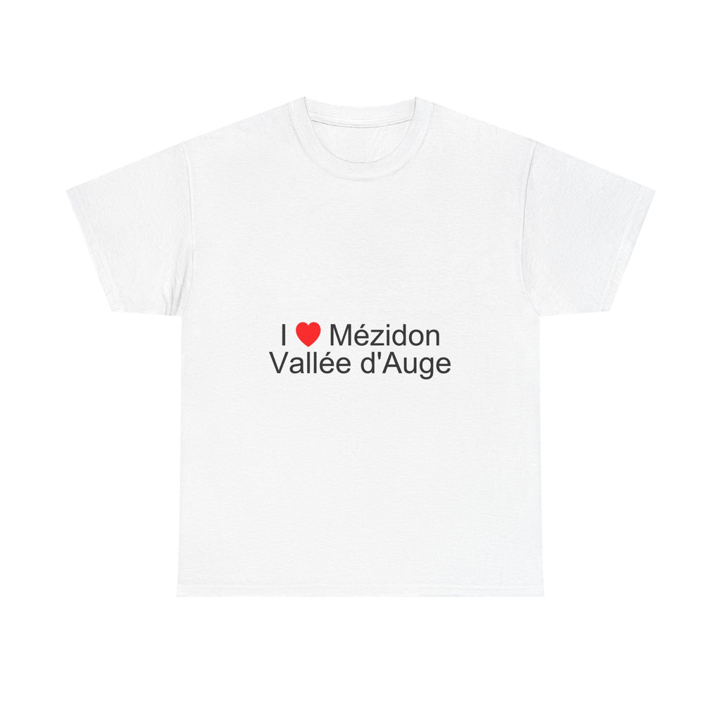 T-shirt I love mézidon vallée d'auge