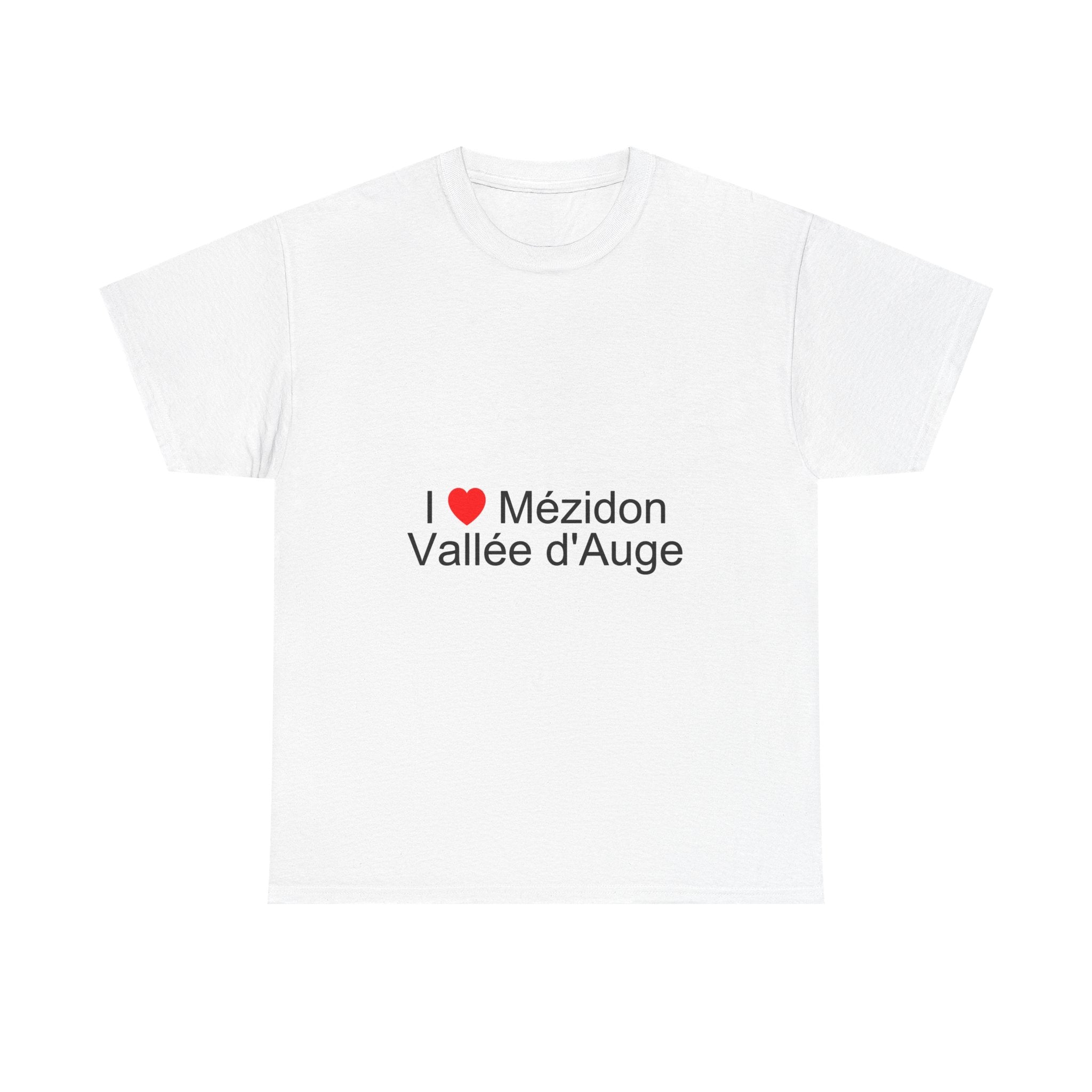 T-shirt I love mézidon vallée d'auge