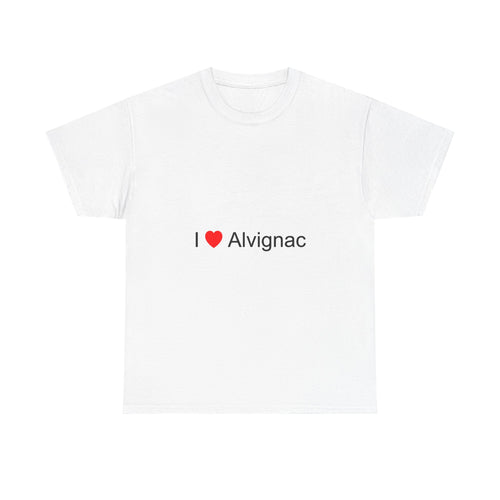 T-shirt I love alvignac