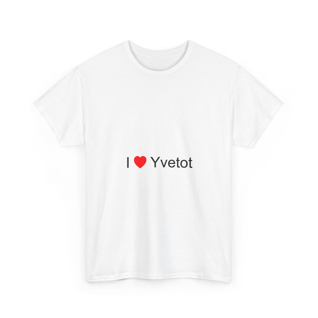 T-shirt I love yvetot