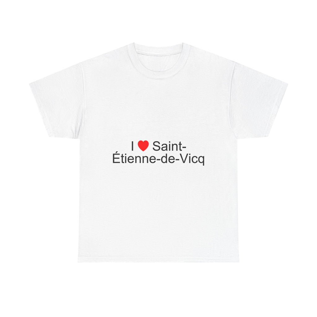 T-shirt I love saint-étienne-de-vicq
