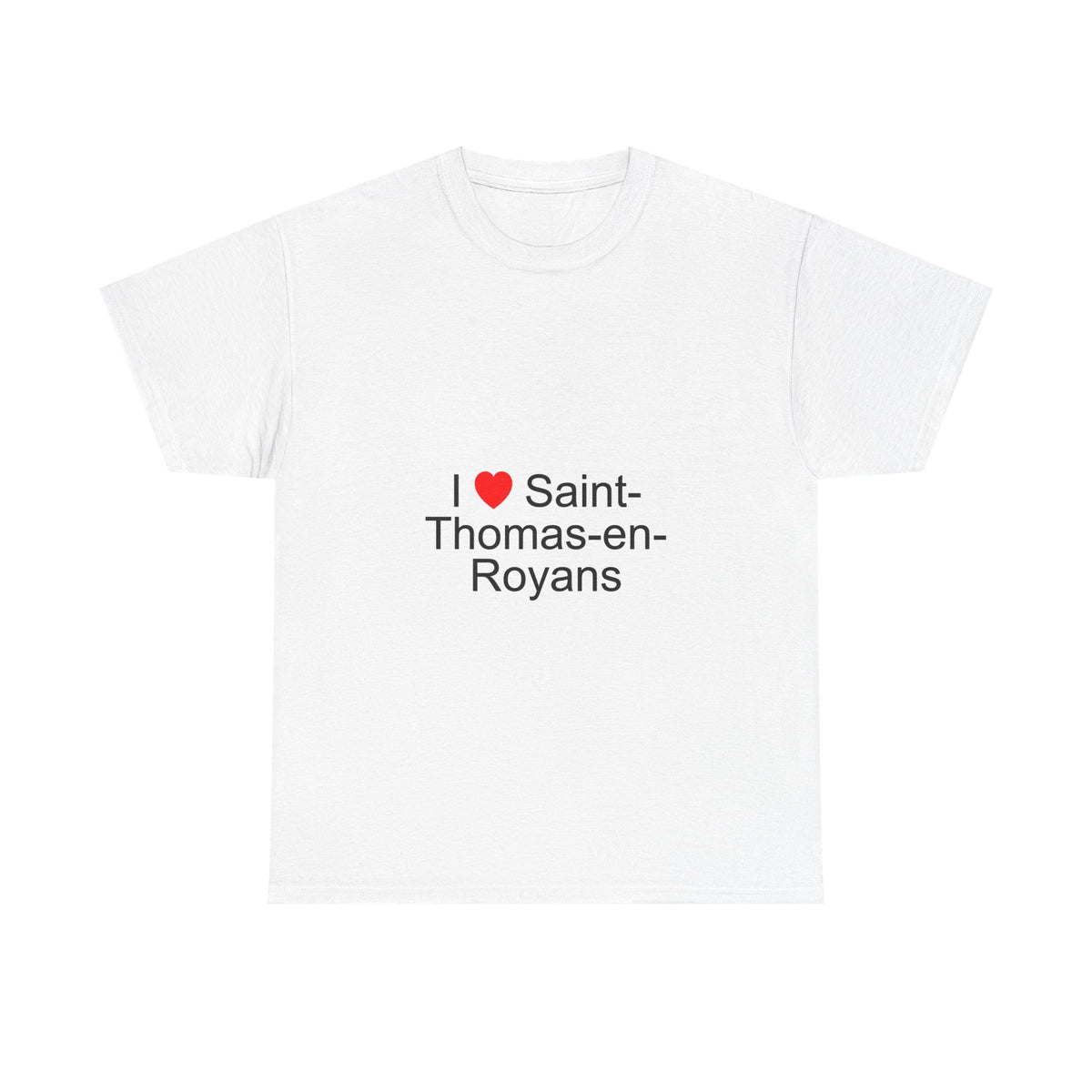 T-shirt I love saint-thomas-en-royans