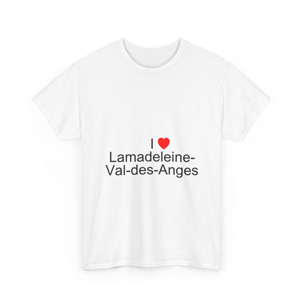 T-shirt I love lamadeleine-val-des-anges