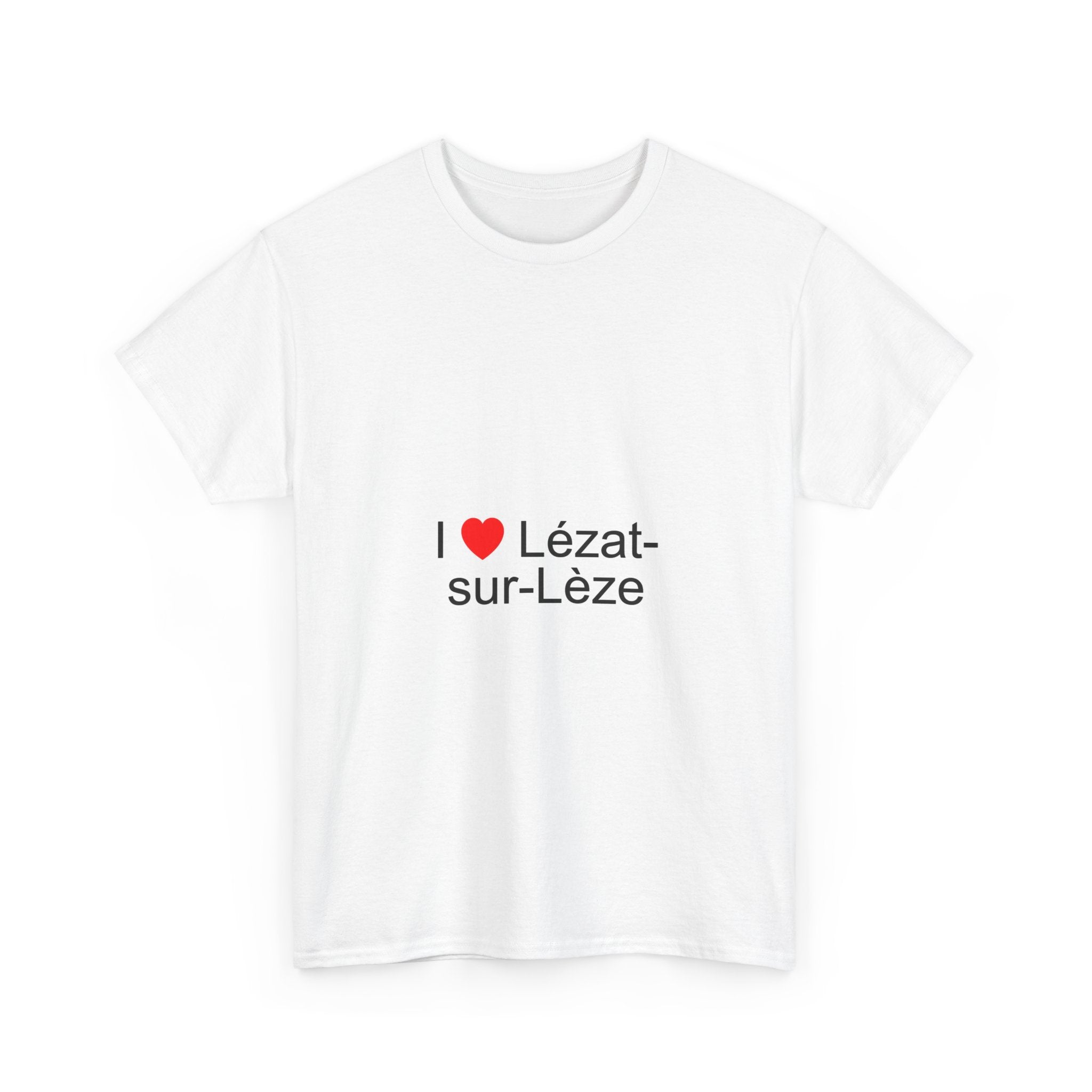 T-shirt I love lézat-sur-lèze