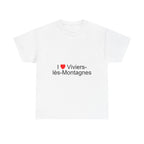 T-shirt I love Viviers-lès-Montagnes