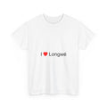 T-shirt I love longwé