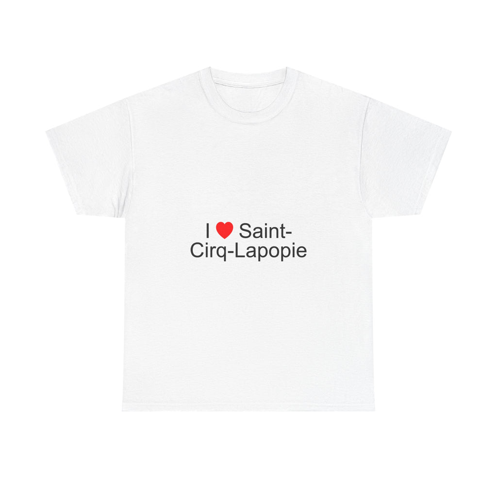 T-shirt I love saint-cirq-lapopie
