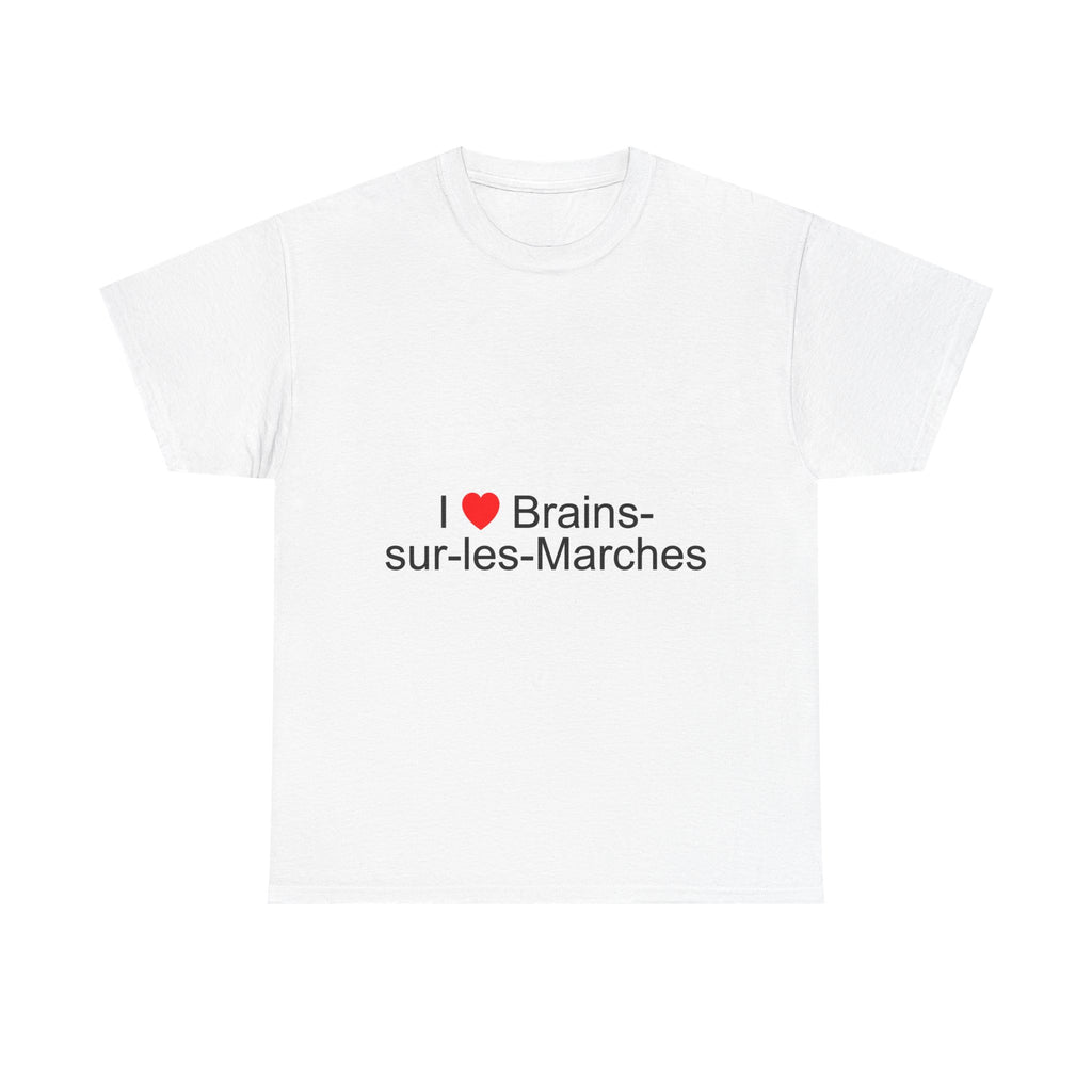 T-shirt I love brains-sur-les-marches