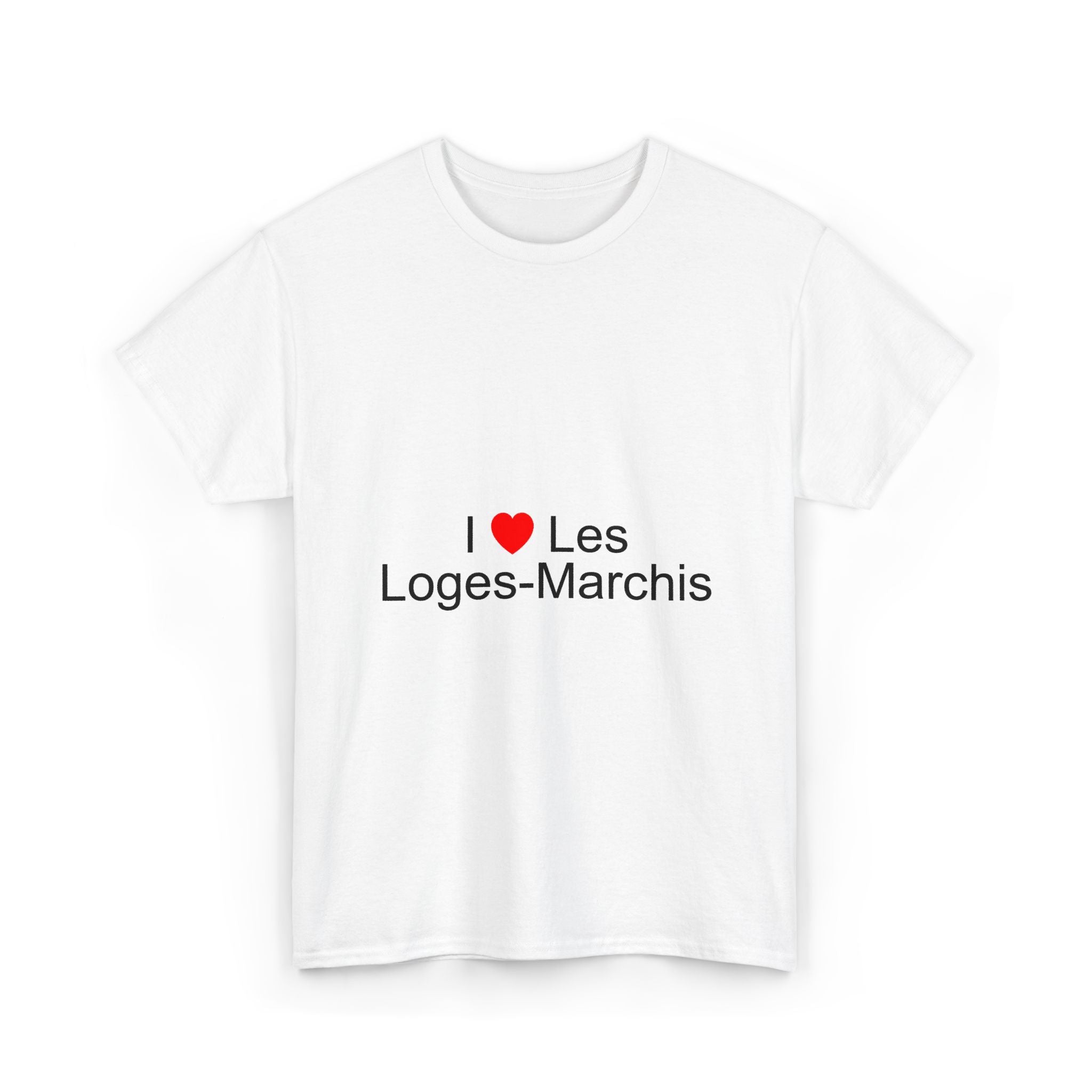 T-shirt I love les loges-marchis