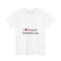 T-shirt I love acquin-westbécourt