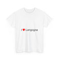 T-shirt I love langogne