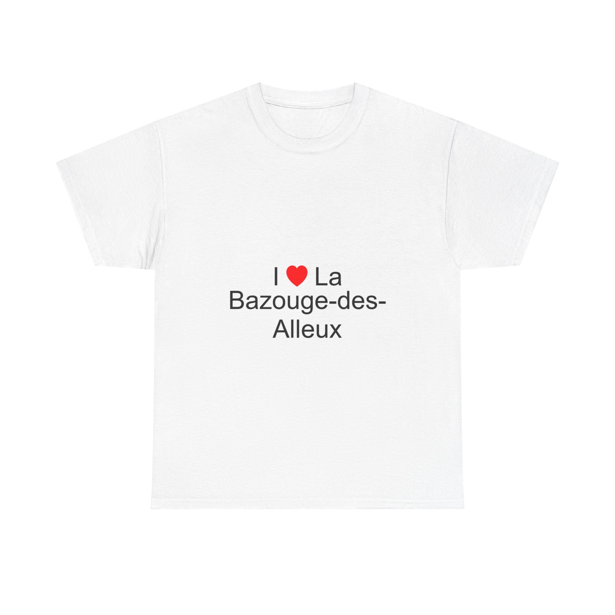T-shirt I love la bazouge-des-alleux