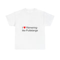 T-shirt I love rémering-lès-puttelange