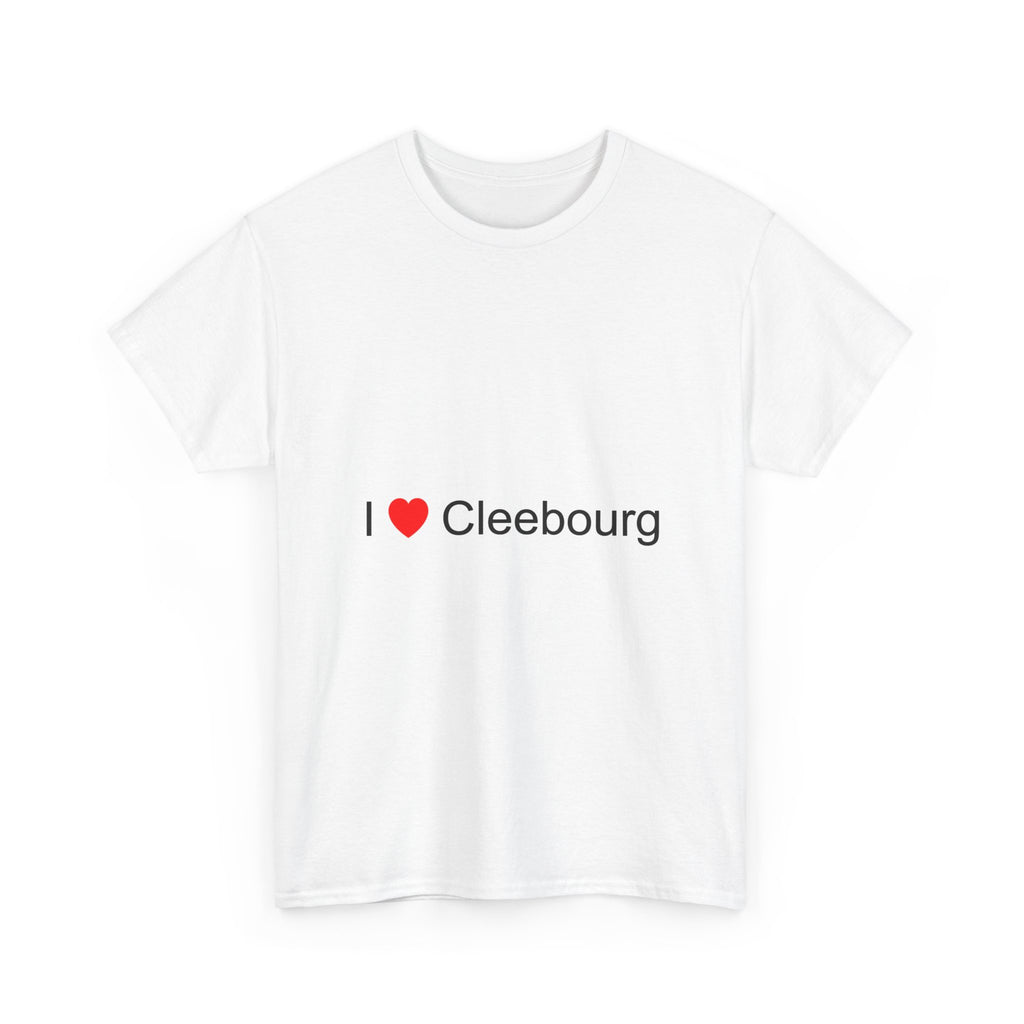 T-shirt I love cleebourg