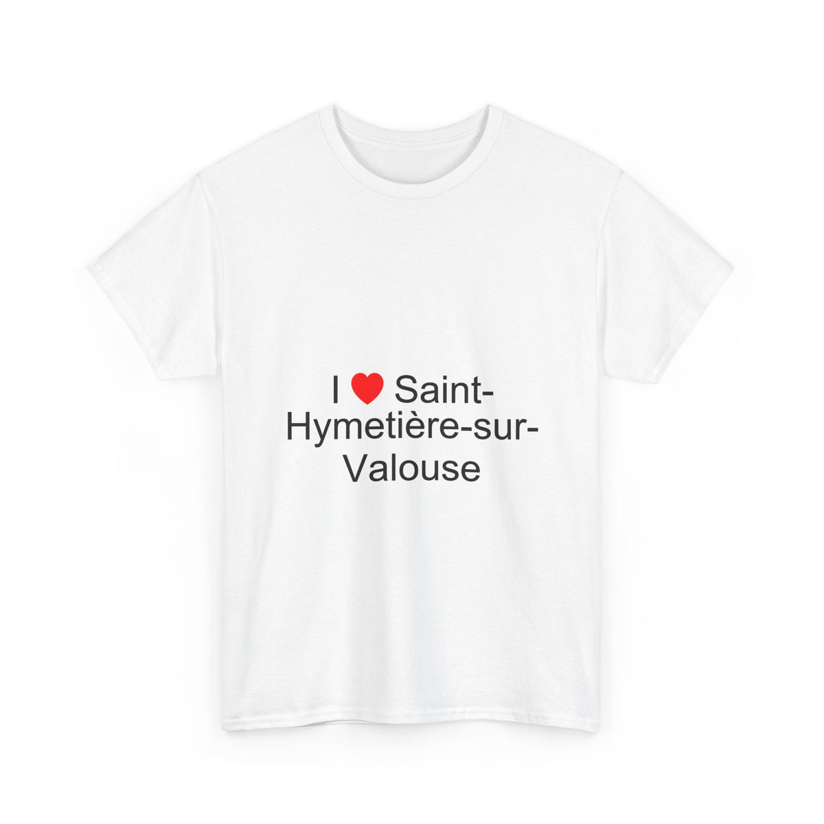T-shirt I love saint-hymetière-sur-valouse