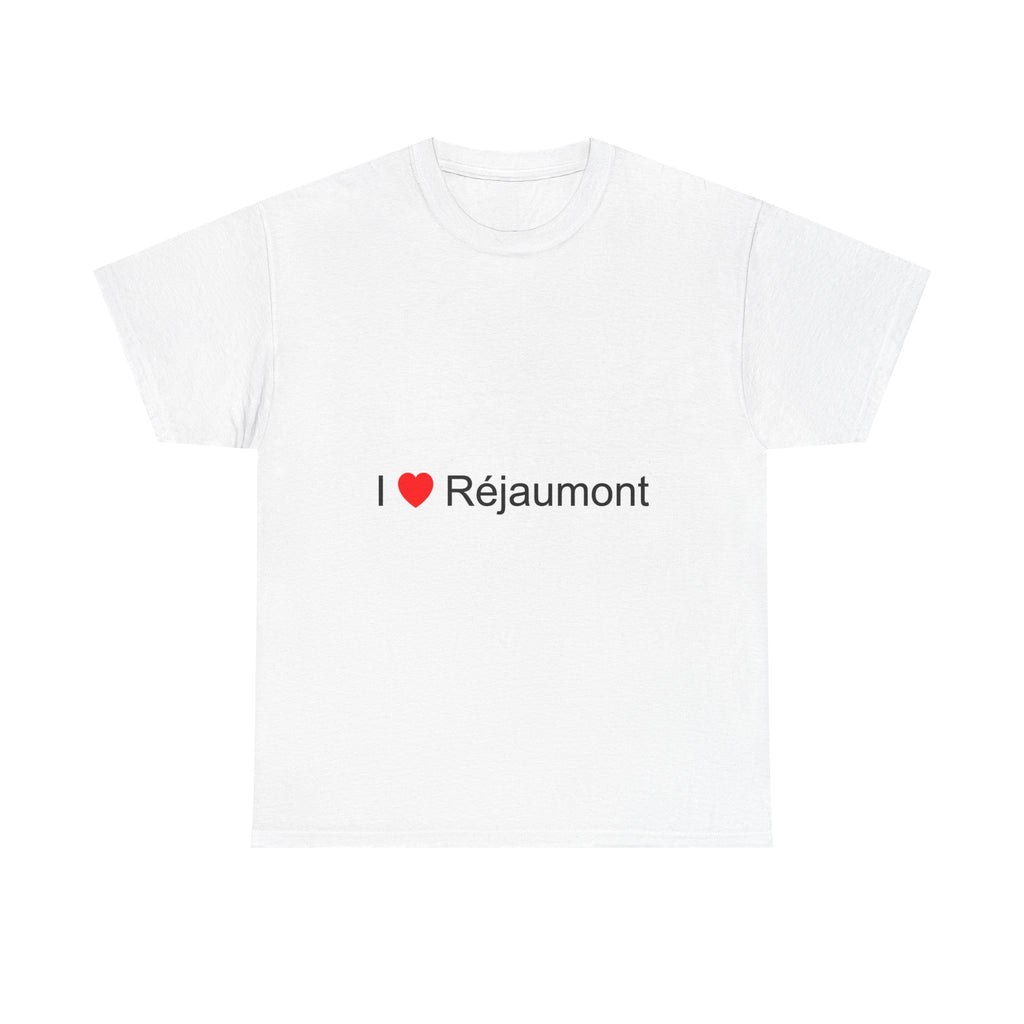 T-shirt I love réjaumont