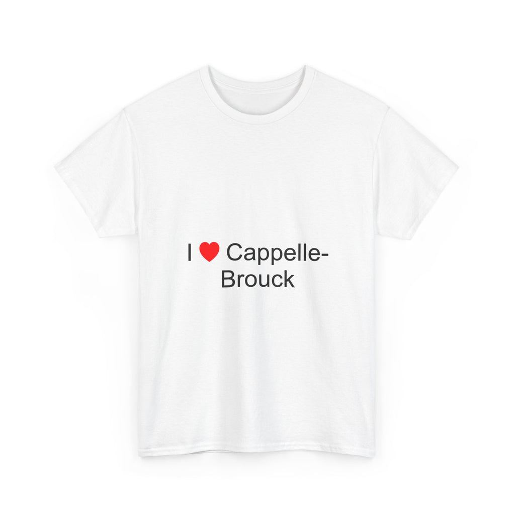 T-shirt I love cappelle-brouck
